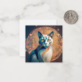 Katzenaugen schauen dich an ノートカード (正面/裏面インサイチュ)