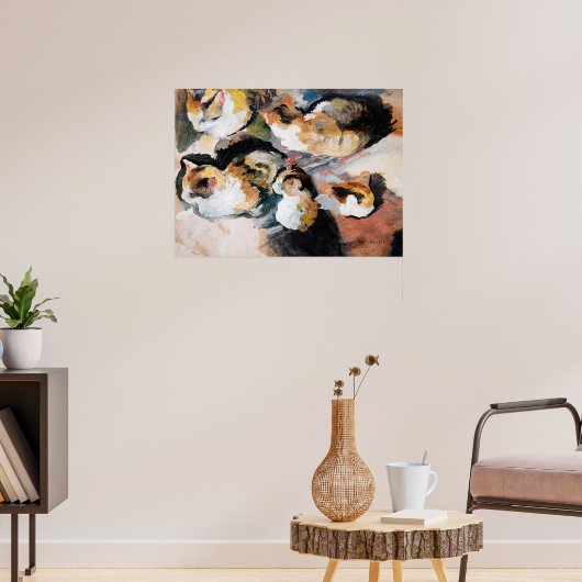 Katzenstudien(Cat勉強) 1909 ポスター (リビング3)