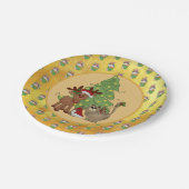 Katzenweihnachten ペーパープレート (アングル)