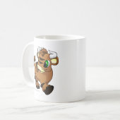 Kauブラウン コーヒーマグカップ (正面左)