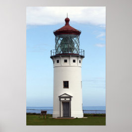 Kauai島のKilauea Lighthouse ポスター