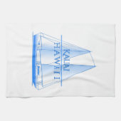Kauai Coastal Nautical Sailing Sailor キッチンタオル (横)