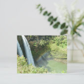 Kauai Hawaii WailuaFalls ポストカード (スタンド正面)