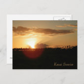 Kauai Hawaiian Sunrise ポストカード (正面/裏面)