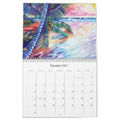 Kauai is Paradise Hawaii Art Calendar カレンダー (1月 2027)