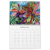 Kauai is Paradise Hawaii Art Calendar  カレンダー (2月 2026)