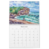 Kauai is Paradise Hawaii Art Calendar  カレンダー (3月 2026)