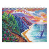 Kauai is Paradise Hawaii Art Calendar  カレンダー (カバー)