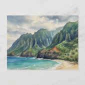 Kauai Na Pali Coast ポストカード (正面)