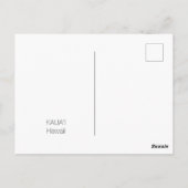 Kauai Ninini Point Lighthouse Hawaii ポストカード (裏面)