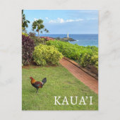 Kauai Ninini Point Lighthouse Hawaii ポストカード (正面)
