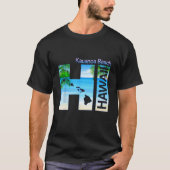 Kauanoa Beach HI Hawaii Aloha State Vacation Tシャツ (正面)