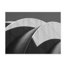 Kauffman Center白黒の曲線