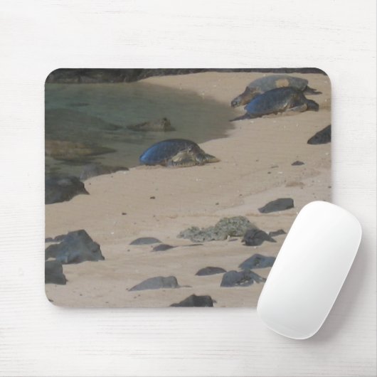 KauiのNa Paliのウミガメはmousepadを惰走させます マウスパッド (マウス)