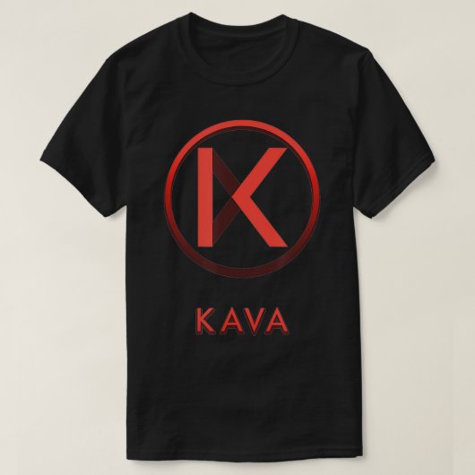 KAVA暗号化トークン分散ファイナンスHODLブロック Tシャツ (デザイン正面)