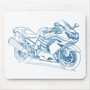 Kawの忍者ZX14R 2012年 マウスパッド