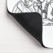 Kaw忍者ZX10R 2016 マウスパッド (コーナー)