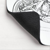 Kaw ER6n 2008年 マウスパッド (コーナー)