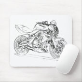 Kaw ER6n 2008年 マウスパッド (マウス)