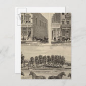 Kaw Valley Farm, Marion, and Topeka, Kansas ポストカード (正面/裏面)