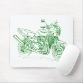 Kaw ZRX 1200年 マウスパッド (マウス)