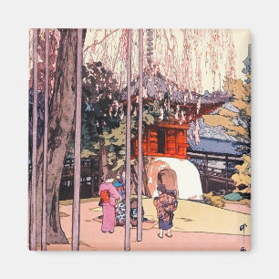 Kawagoe吉田の芸術のクールな日本の桜 マグネット