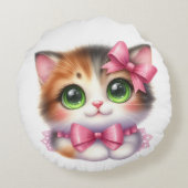 kawai cat ラウンドクッション (裏面)