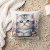 kawai cat watercolor クッション (ブランケット)