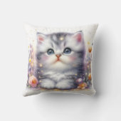 kawai cat watercolor クッション (裏面)