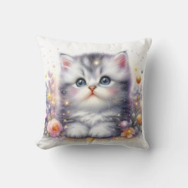 kawai cat watercolor クッション