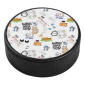 Kawai Pet Lover Cute Seamless Pattern アイスホッケーパック (3/4)
