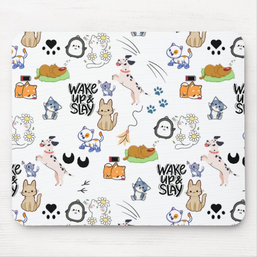 Kawai Pet Lover Mouse Pad マウスパッド (正面)