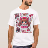 Kawaii Anime Art Japanese Pop Culture Tシャツ (正面)