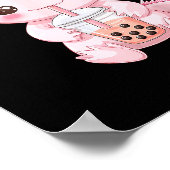 Kawaii Anime Axolotl Boba  ポスター (角)