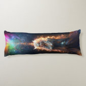 Kawaii Anime Catgirl Rainbow Sparkle ボディピロー (裏面)