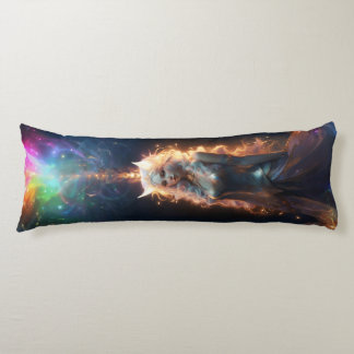 Kawaii Anime Catgirl Rainbow Sparkle ボディピロー