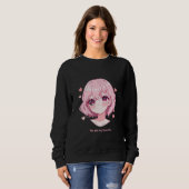 Kawaii Anime Girl Valentine Sweatshirt スウェットシャツ (正面フル)