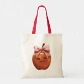 Kawaii apple gift トートバッグ (裏面)