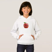 Kawaii Apple Sweatshirt with Cute Hood (正面フル)
