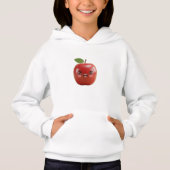Kawaii Apple Sweatshirt with Cute Hood (正面)