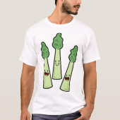 Kawaii Asparagus Tシャツ (正面)