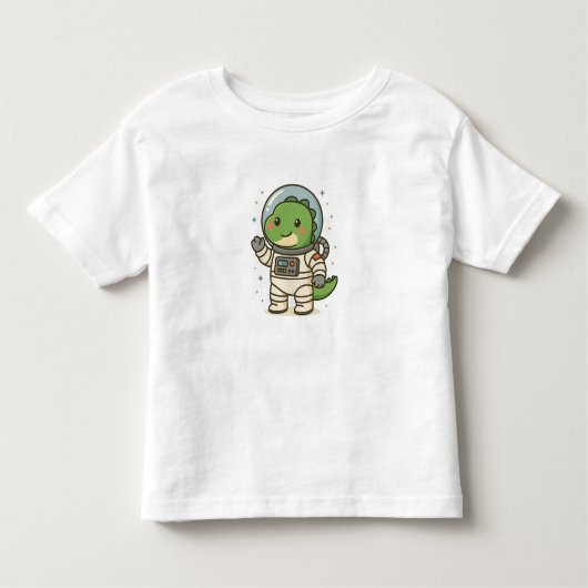 Kawaii Astro Dinosaur – Cute Dino Jobs トドラーTシャツ (正面)