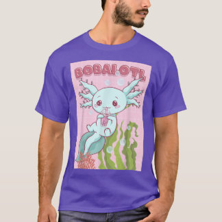 Kawaii Axolotl Boba Bubble Tea Japanese Aesthetic Tシャツ