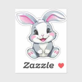Kawaii Baby Bunny Sticker シール