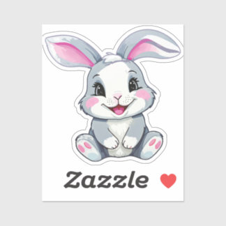 Kawaii Baby Bunny Sticker シール