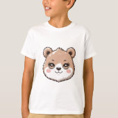 Kawaii Bear Head  Tシャツ (正面)