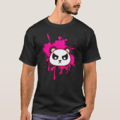 Kawaii Bear Pink Goth Punk Tシャツ (正面)