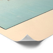 Kawaii Beaver Ukiyo-e Print Funny Bathroom Japandi ポスター (角)