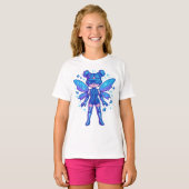 Kawaii Blue Fairy – Cute Magical T-shirt Tシャツ (正面フル)