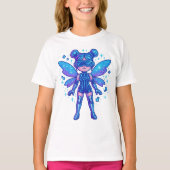 Kawaii Blue Fairy – Cute Magical T-shirt Tシャツ (正面)